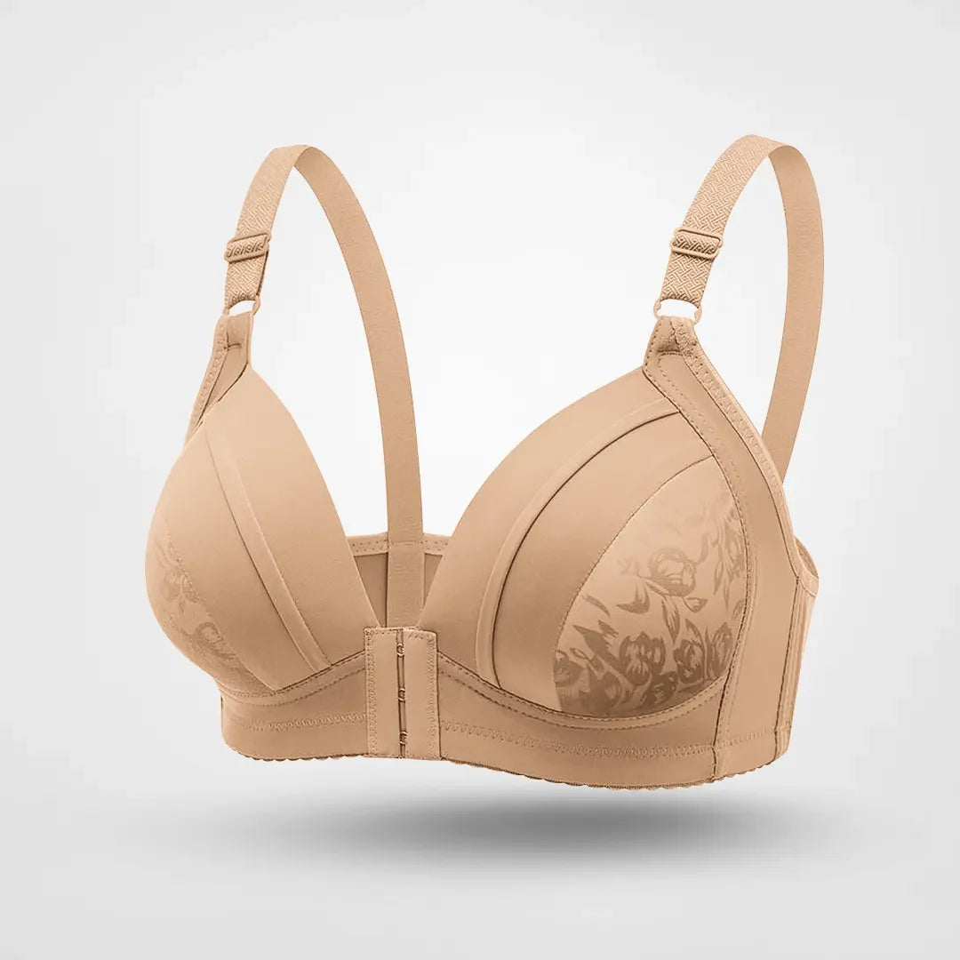 Emilie - Komfort bh med elegante blomsterdetaljer