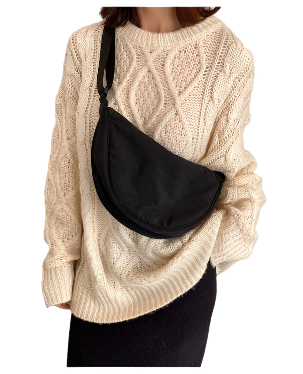 CurveCross - Stilfuld buet crossbody-taske til mode på farten