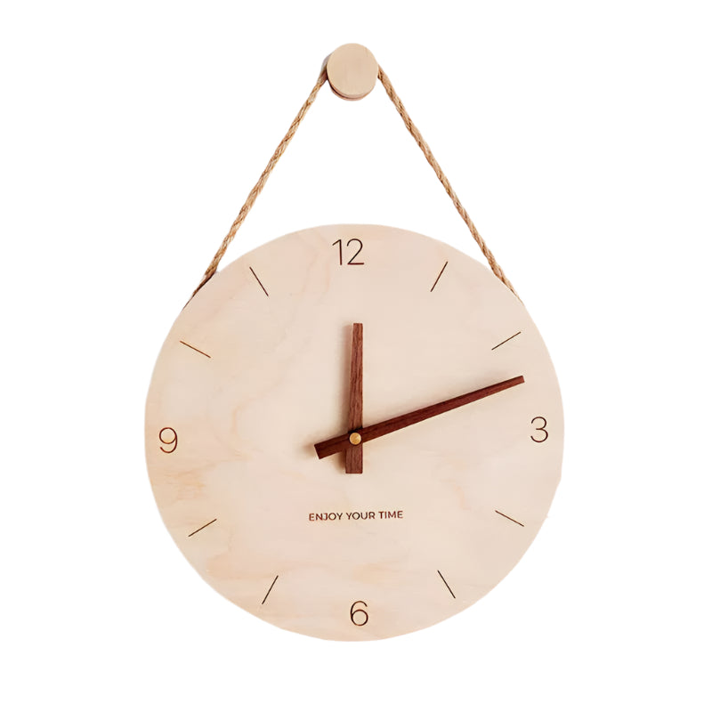 WoodHush Minimalistisk Vægur