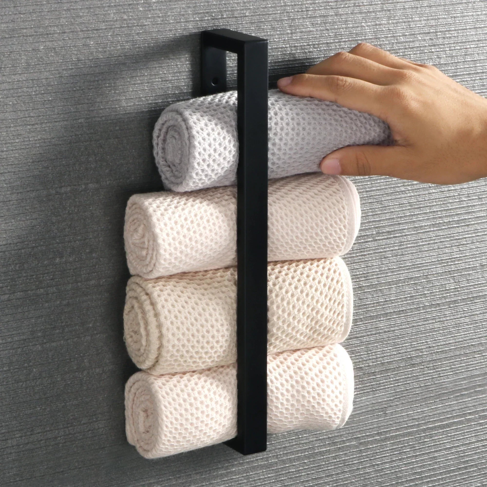 SleekHang - Moderne og minimalistisk badeværelseshåndklædeholder