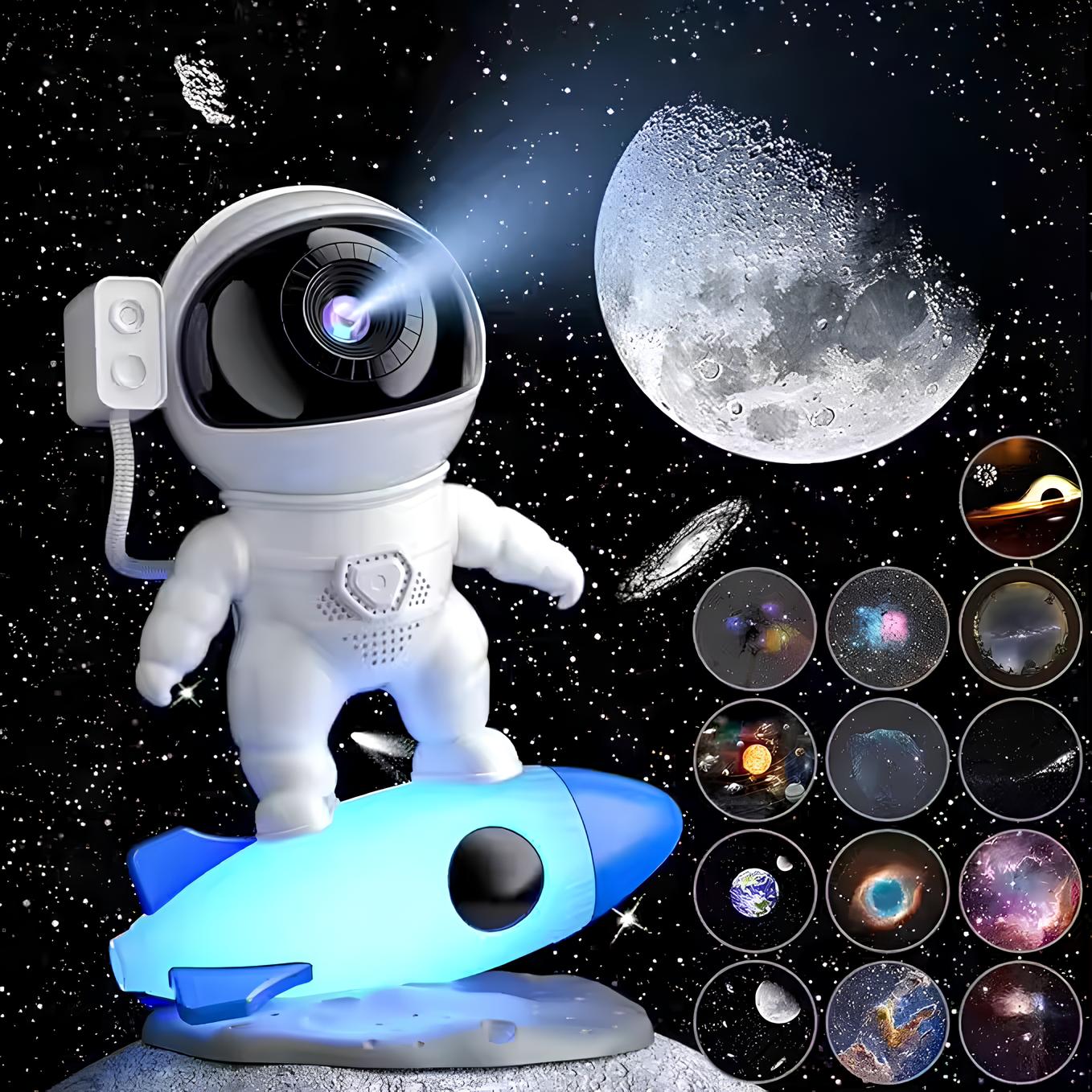 StellarBuddy - Astronaut galakse projektor nat lys