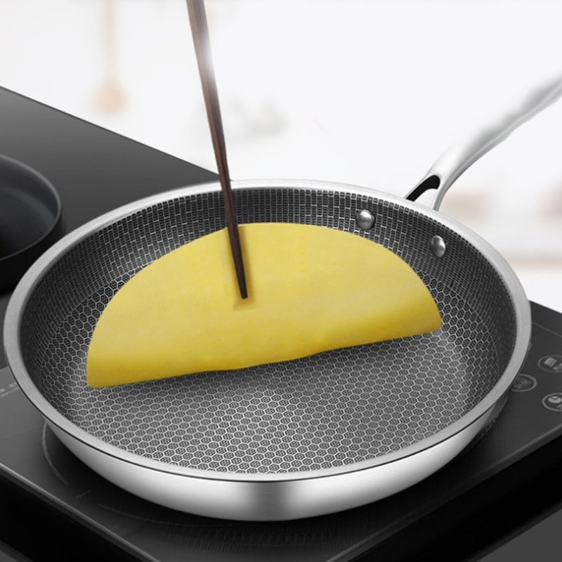 ChefElite Premium Non-Stick Stegepande i Rustfrit Stål