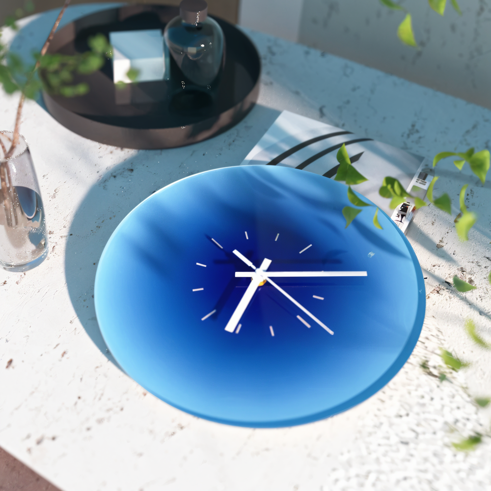 ClarityLux Stille Vægur – Elegant Moderne Ur til Stue og Indretning
