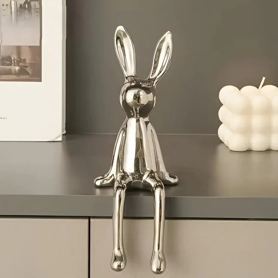 Moderne Påskehare Figurine