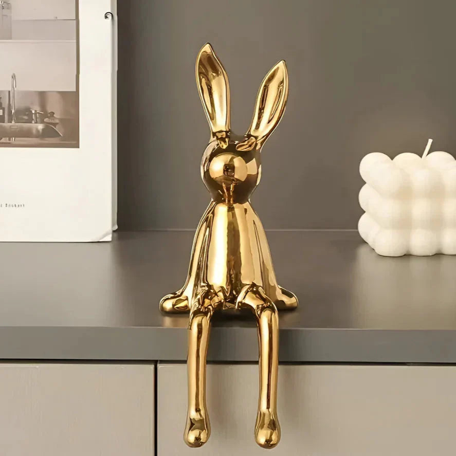 Moderne Påskehare Figurine