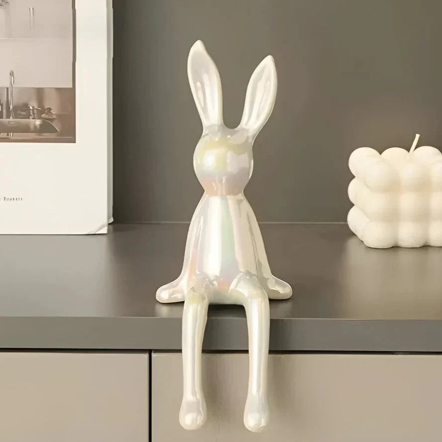 Moderne Påskehare Figurine