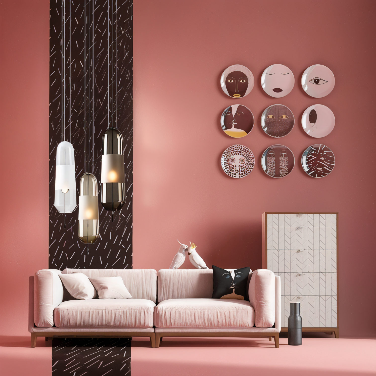 GlowCurve Retro Glaspendellampe