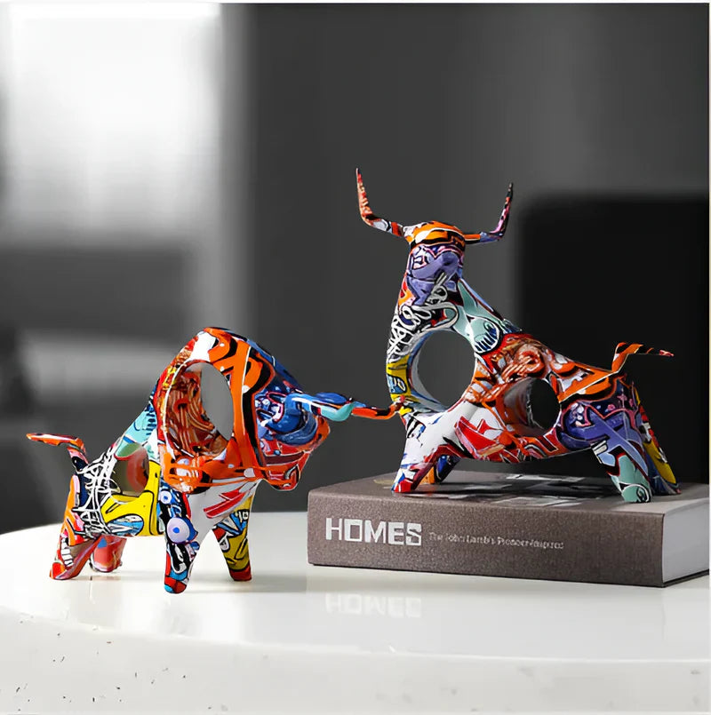 Kunstnerisk Ko Figurin