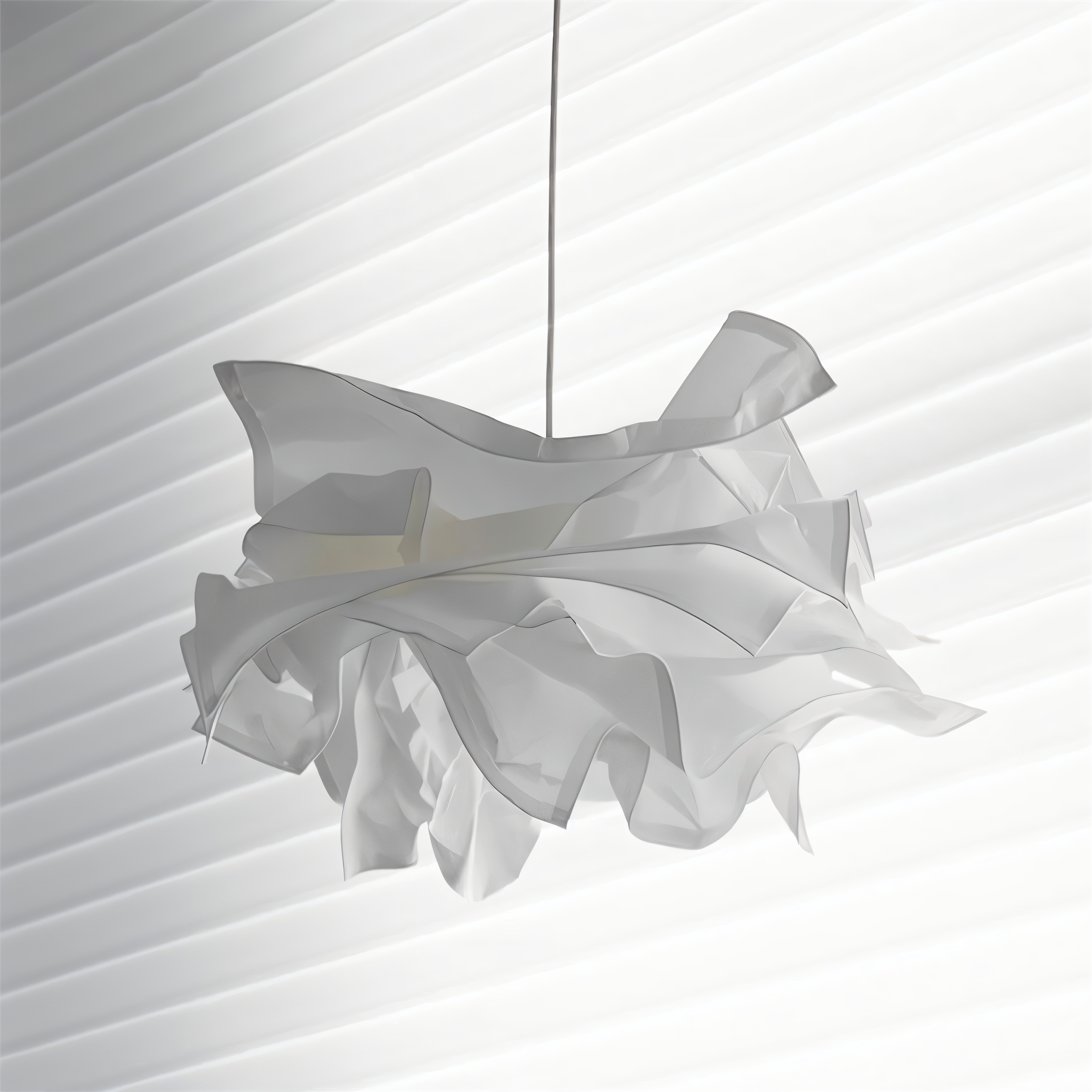 ShadeGlow Tilpasselig Pendellampe med Skulptureret Pap skygge Design