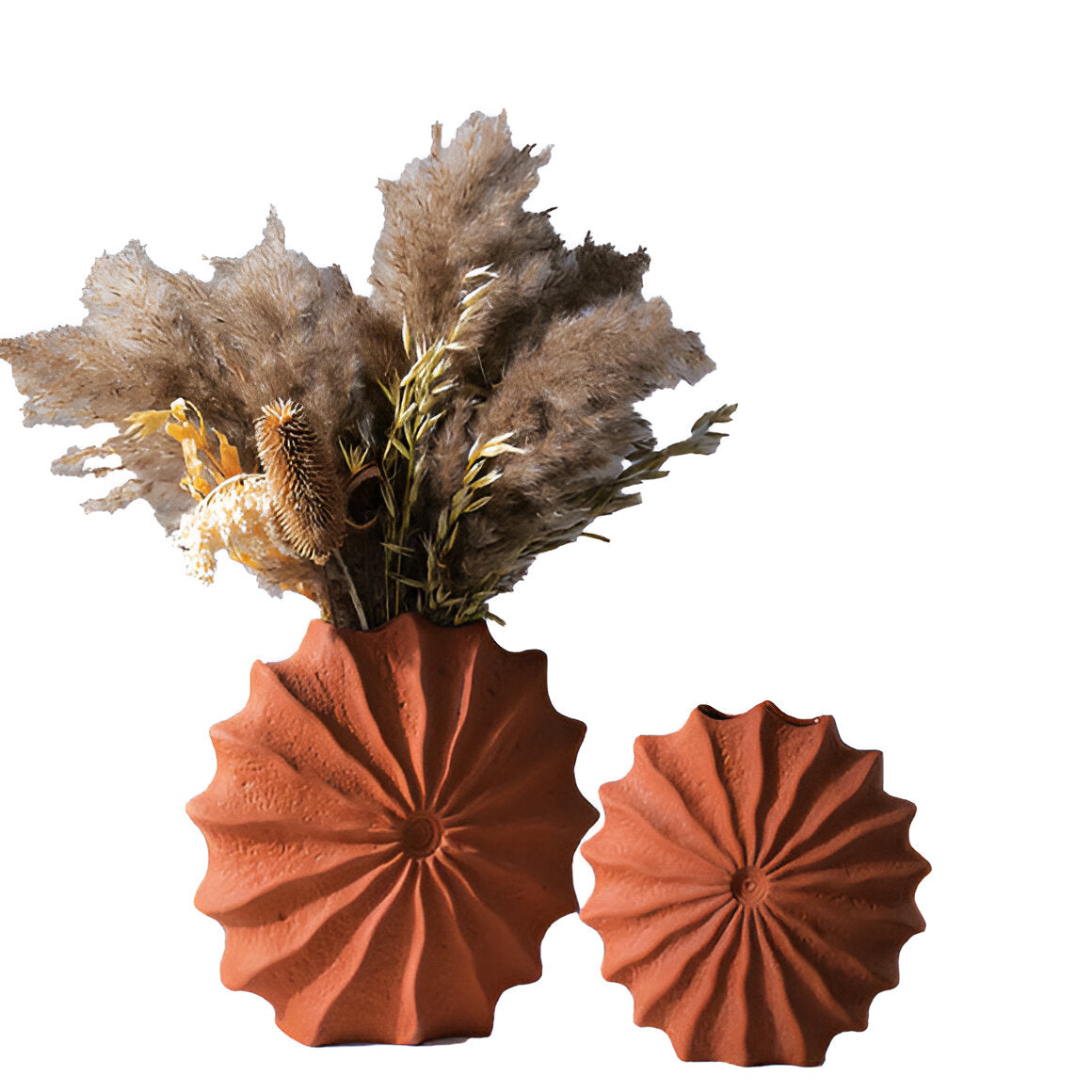 Foldedesign Geometrisk Retro Vase
