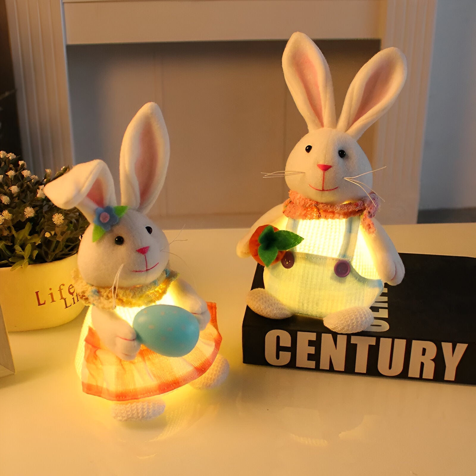 BunnyGlow Blød LED Natlys