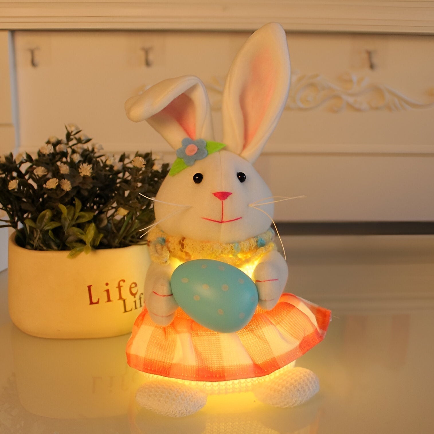 BunnyGlow Blød LED Natlys
