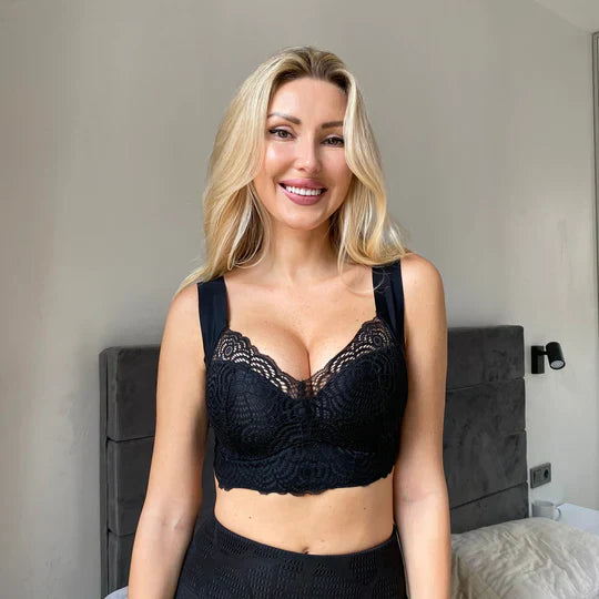Vrenda - Stilfuld flex floral støtte bh