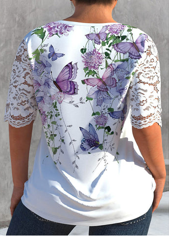 Sozima - Elegant blomstret bluse