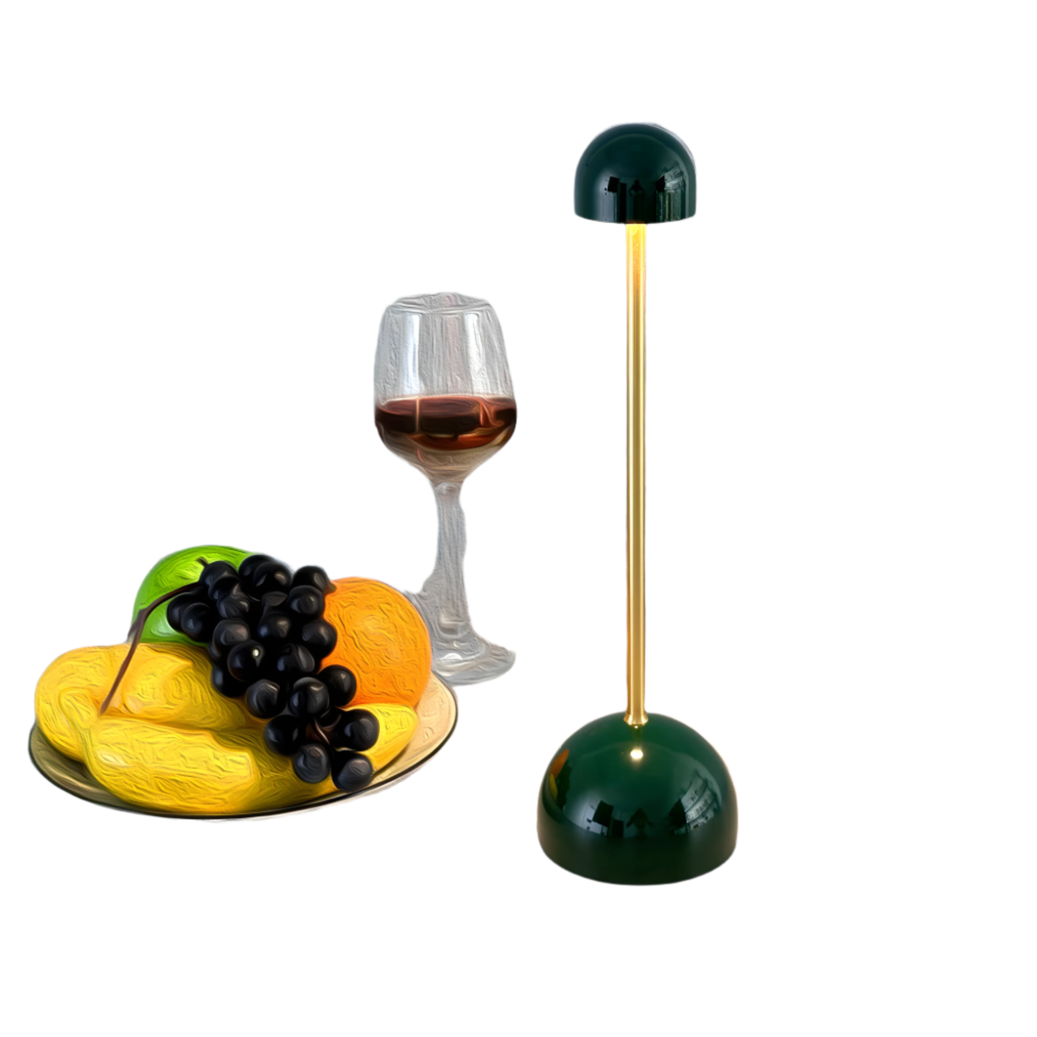 Soluna Minimalistisk Trådløs LED Bordlampe – Blødt, omgivende lys