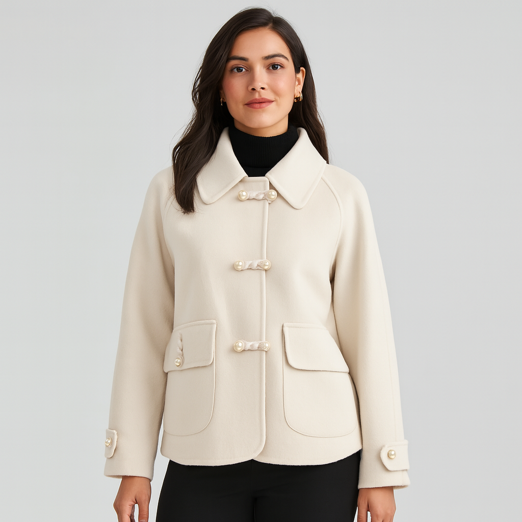 Lunavia | Elegant frakke i uldblanding