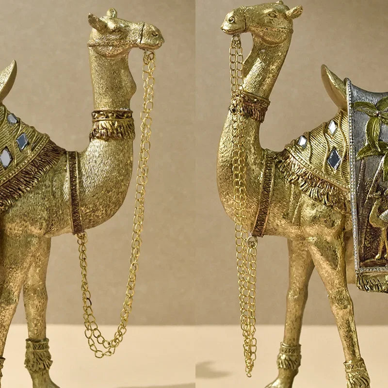 Desert Majesty Kamelfigur – Udsmykket sadel og elegant finish