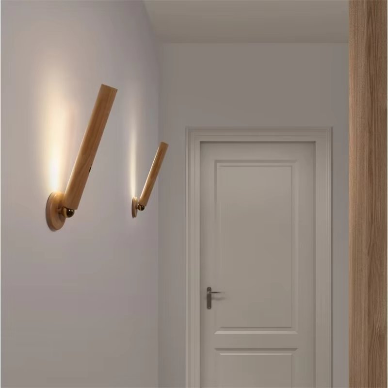 LumeWood - Minimalistisk LED væg- og bordlampe
