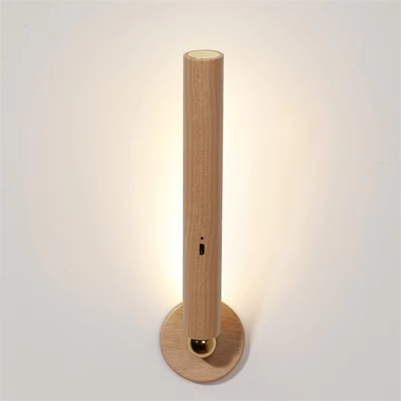LumeWood - Minimalistisk LED væg- og bordlampe