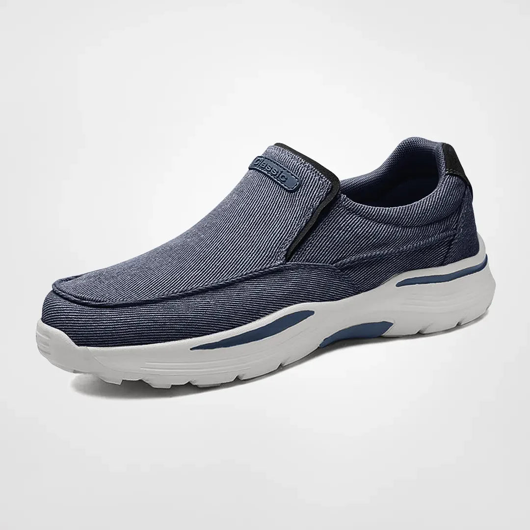 Jeremiah - Casual slip-on sneakers i lærred