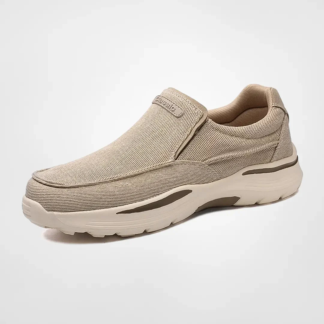 Jeremiah - Casual slip-on sneakers i lærred