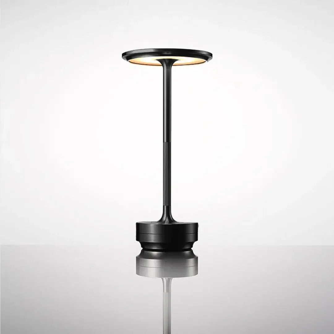 DurableCharm - Oppladbar trådløs bordlampe i metall