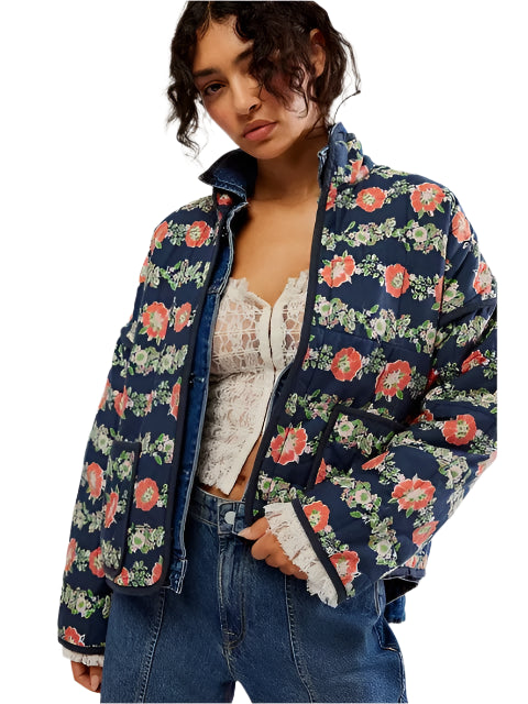 Amor - Bohemian patchwork quiltet jakke til kvinder
