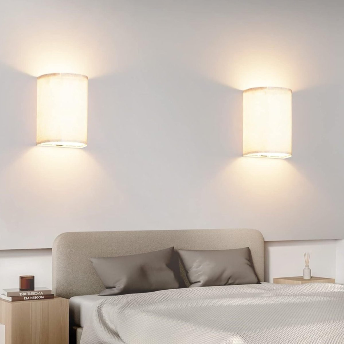 GlowForma - Minimalistiske stofcylindre væglamper