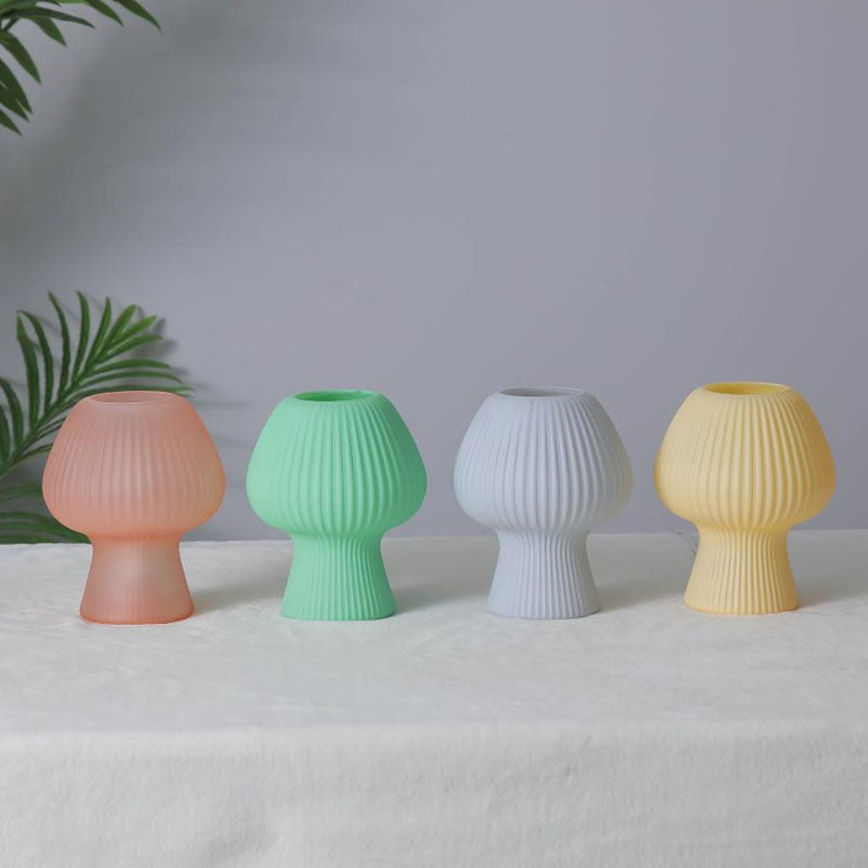 LumiMuse Vintage Glasbordlampe – Justerbar LED-sengebordsbelysning