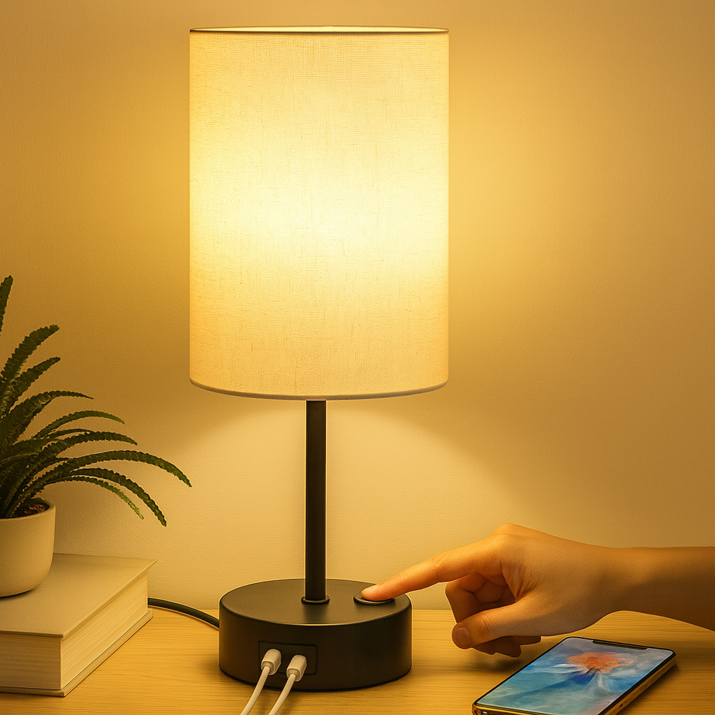Orren | Berøringsdæmpbar sengetæppe lampe med USB-opladning
