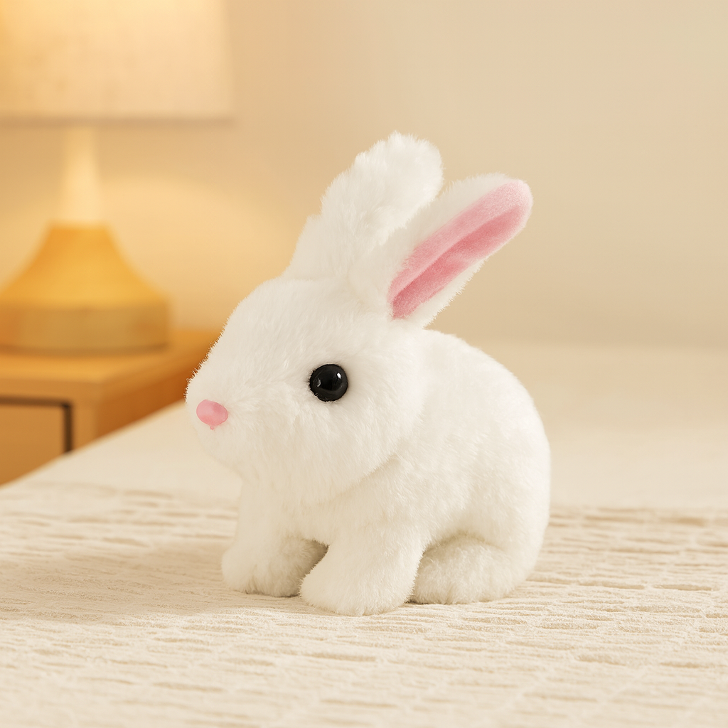 PlushieHop | Interaktiv elektrisk kanin