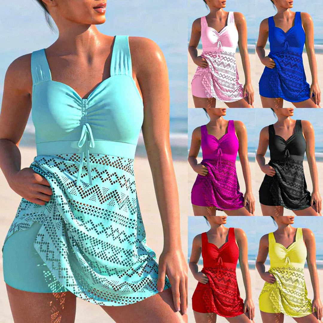 Reza - Sommer chic printet tankini-sæt