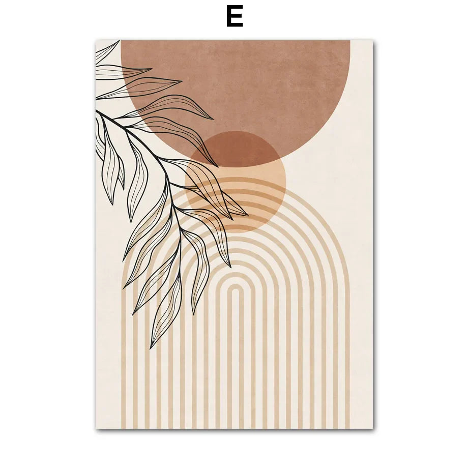 EarthEssence - Kreativ minimalistisk vægplakat