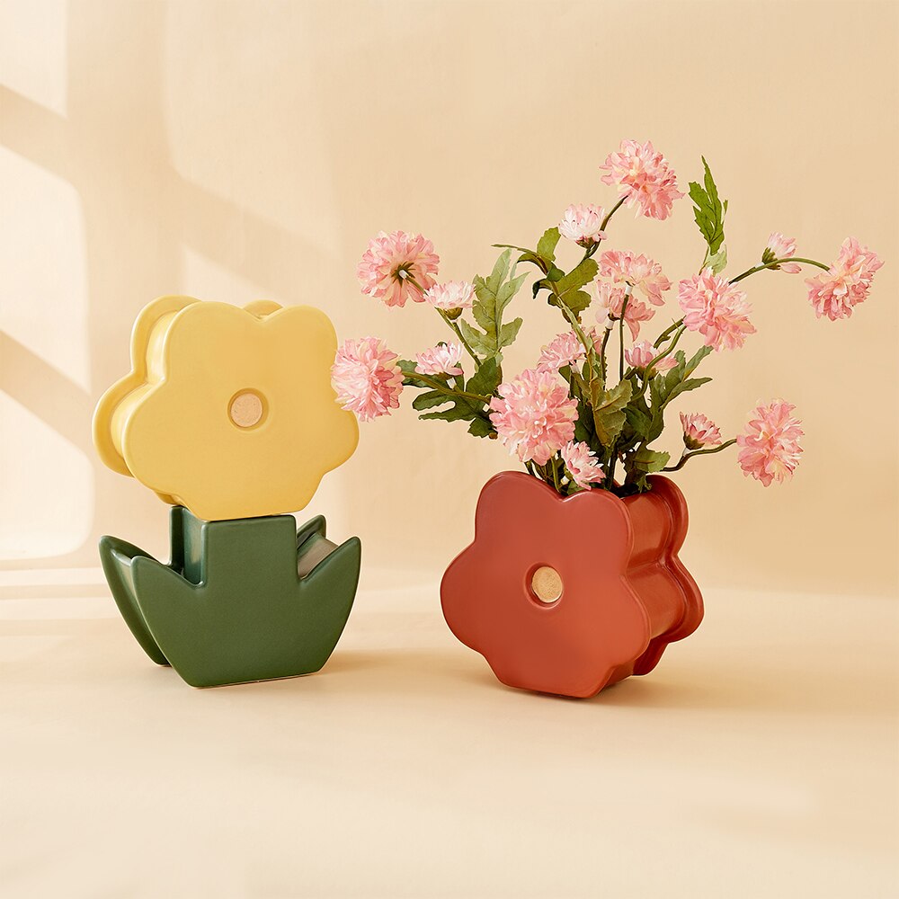 Nordic Bloom Vase – Livlig dekorativ accent