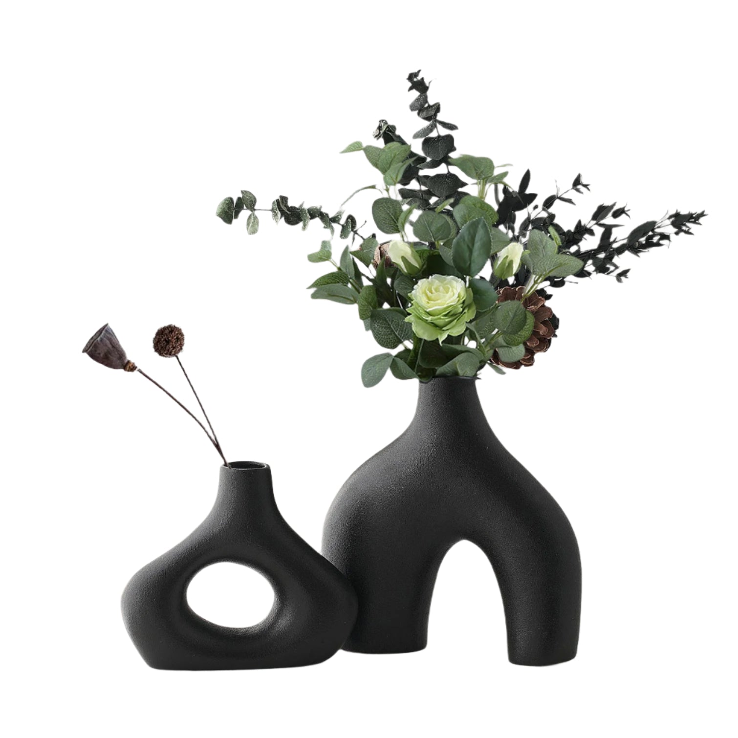 Orbiform Keramikvase – Moderne minimalistisk rundt design