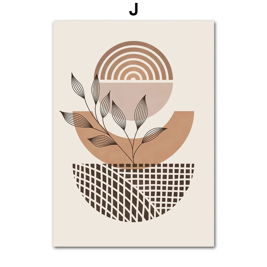 EarthEssence - Kreativ minimalistisk vægplakat