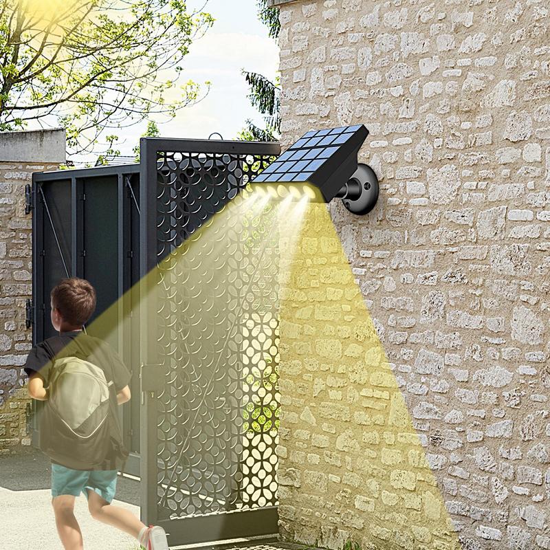 LumaBeam 5-LED udendørs væglampe – Sikkerhedslampe med bevægelsessensor
