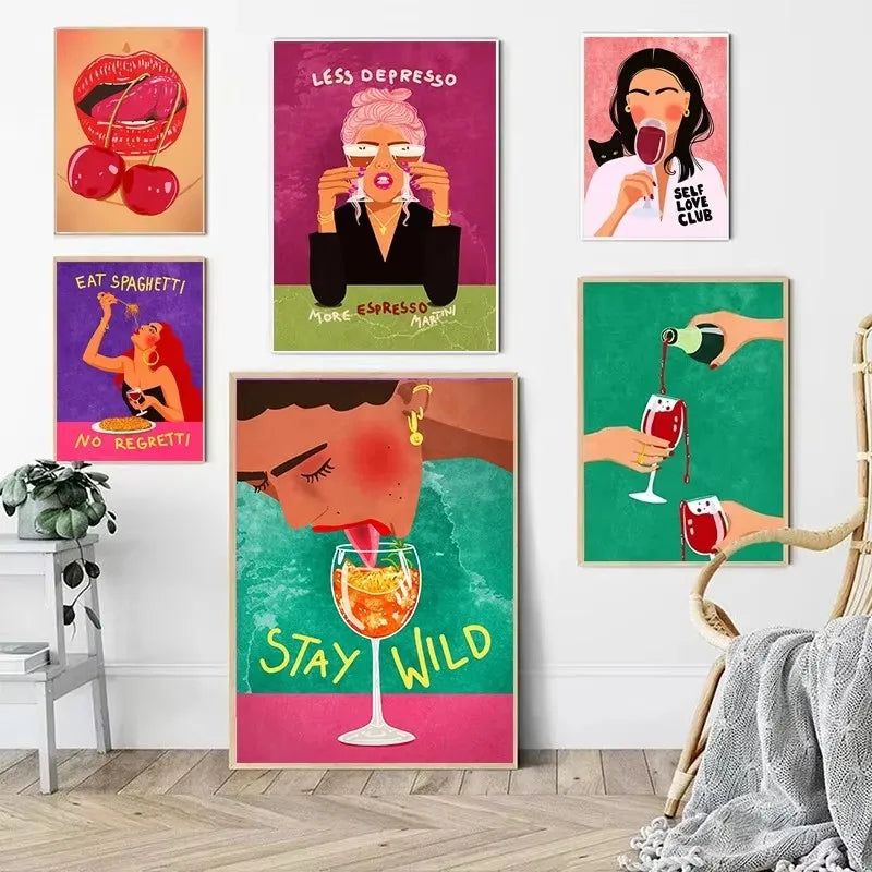 ArtPop - Dristige og ekspressive plakatvægge uden ramme