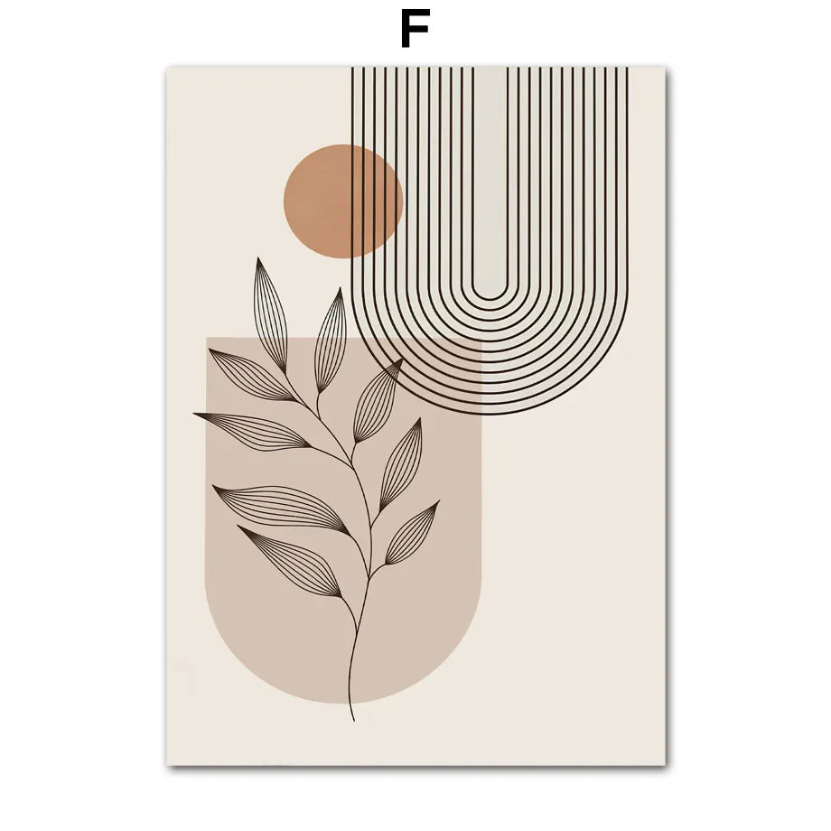 EarthEssence - Kreativ minimalistisk vægplakat