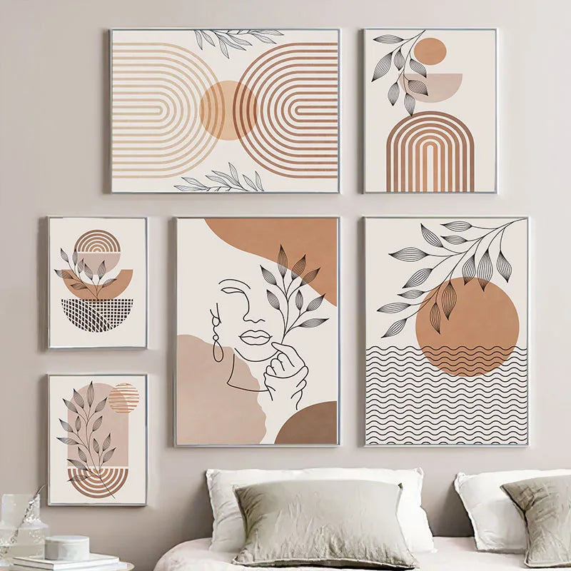 EarthEssence - Kreativ minimalistisk vægplakat