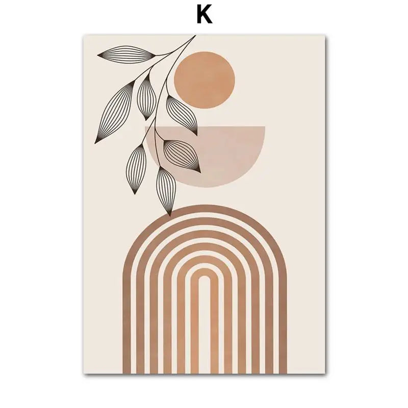 EarthEssence - Kreativ minimalistisk vægplakat