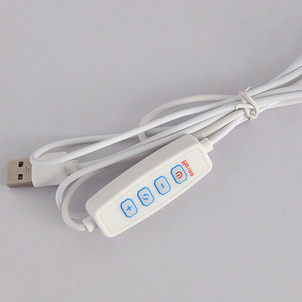 GlowCap USB-sengelampe med svampeform