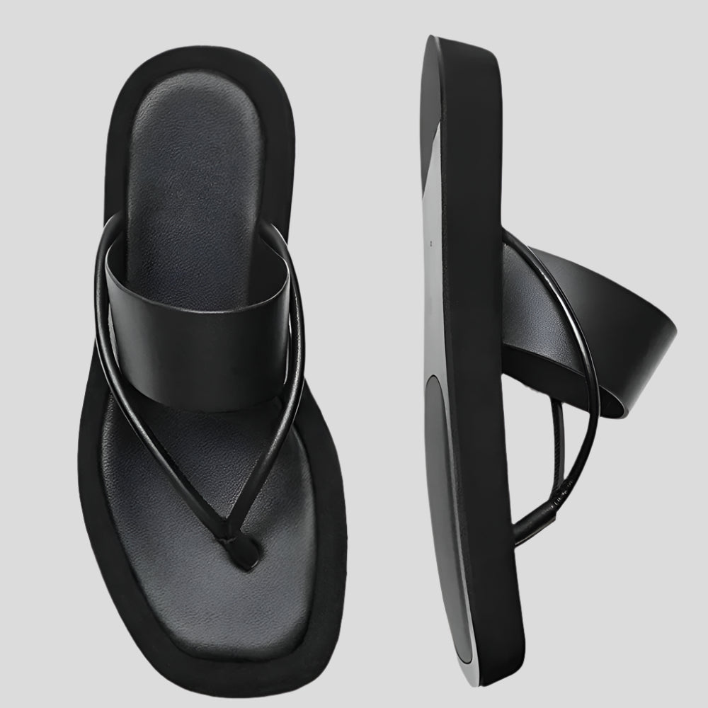 Mariani Dame Flip-flops med tykke såler – Stilfuld komfort til sommerdage