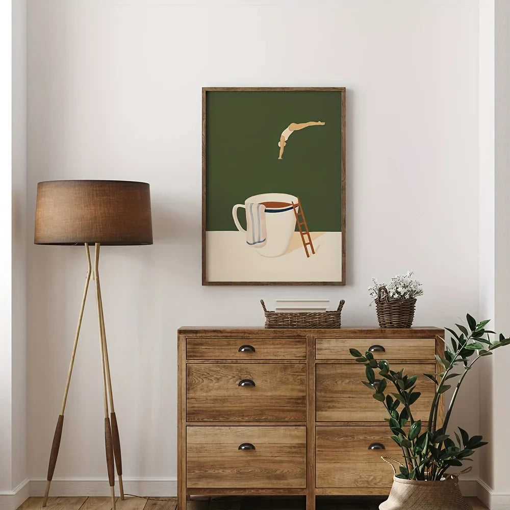 MugDive - Fantasifulde kunstplakater inspireret af kaffe