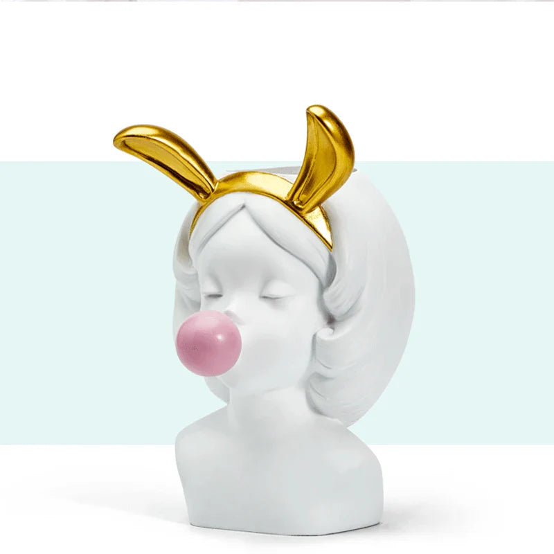 EarthenWhimsy Pop Art Vase – Kompakt Keramikvase