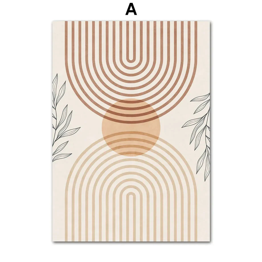 EarthEssence - Kreativ minimalistisk vægplakat