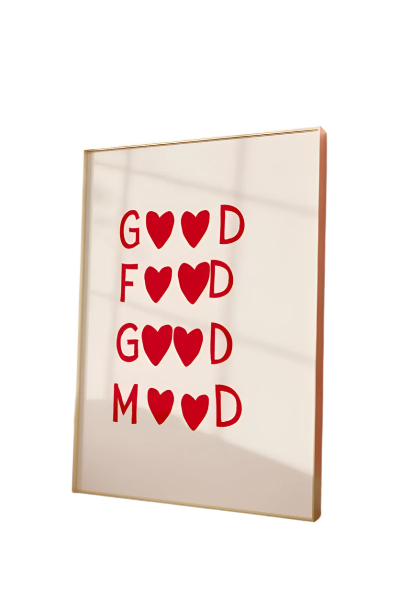 KitchenWhimsy - Legesyg vægdekoration med madplakater