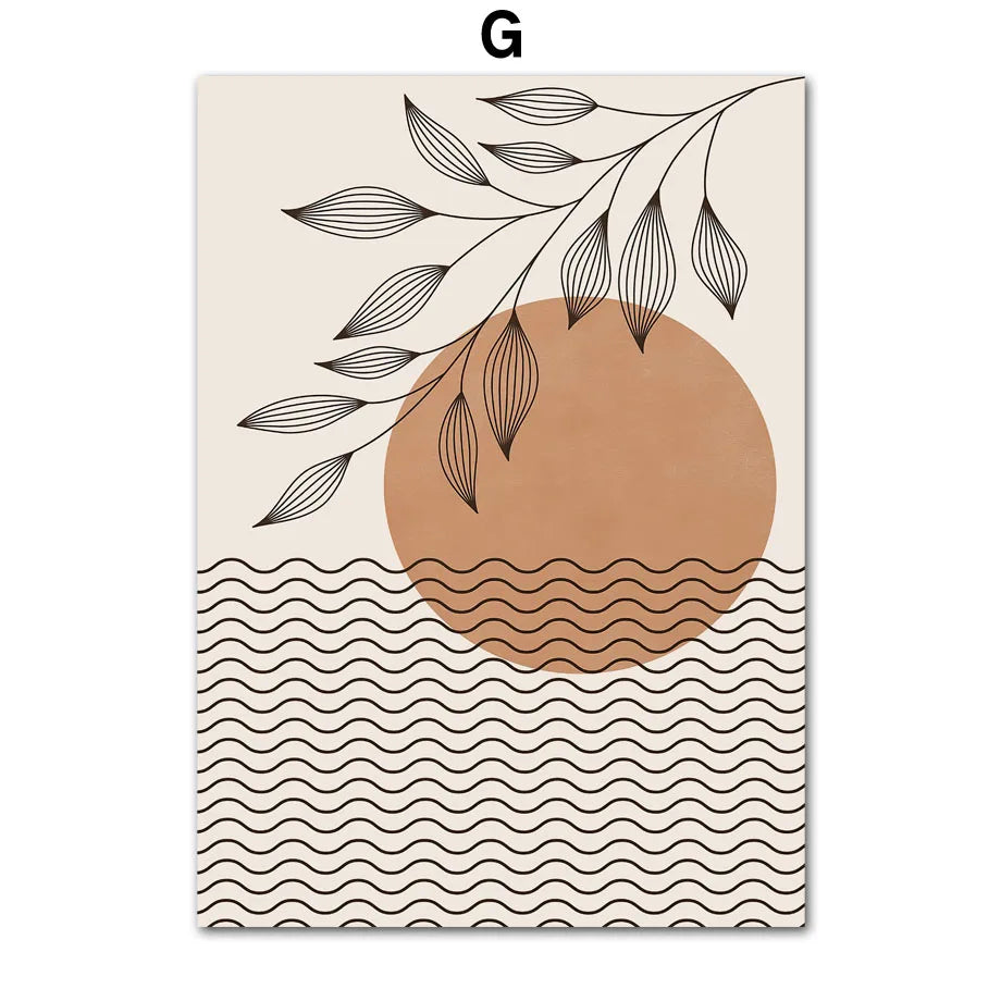 EarthEssence - Kreativ minimalistisk vægplakat