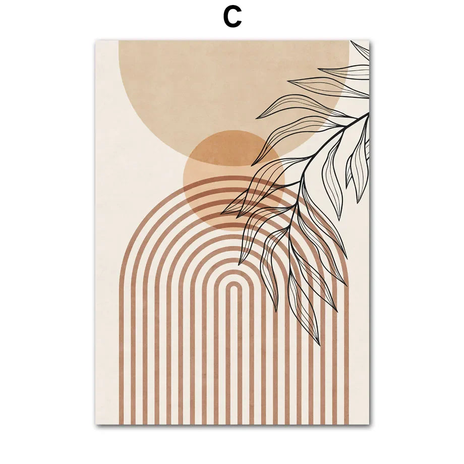 EarthEssence - Kreativ minimalistisk vægplakat