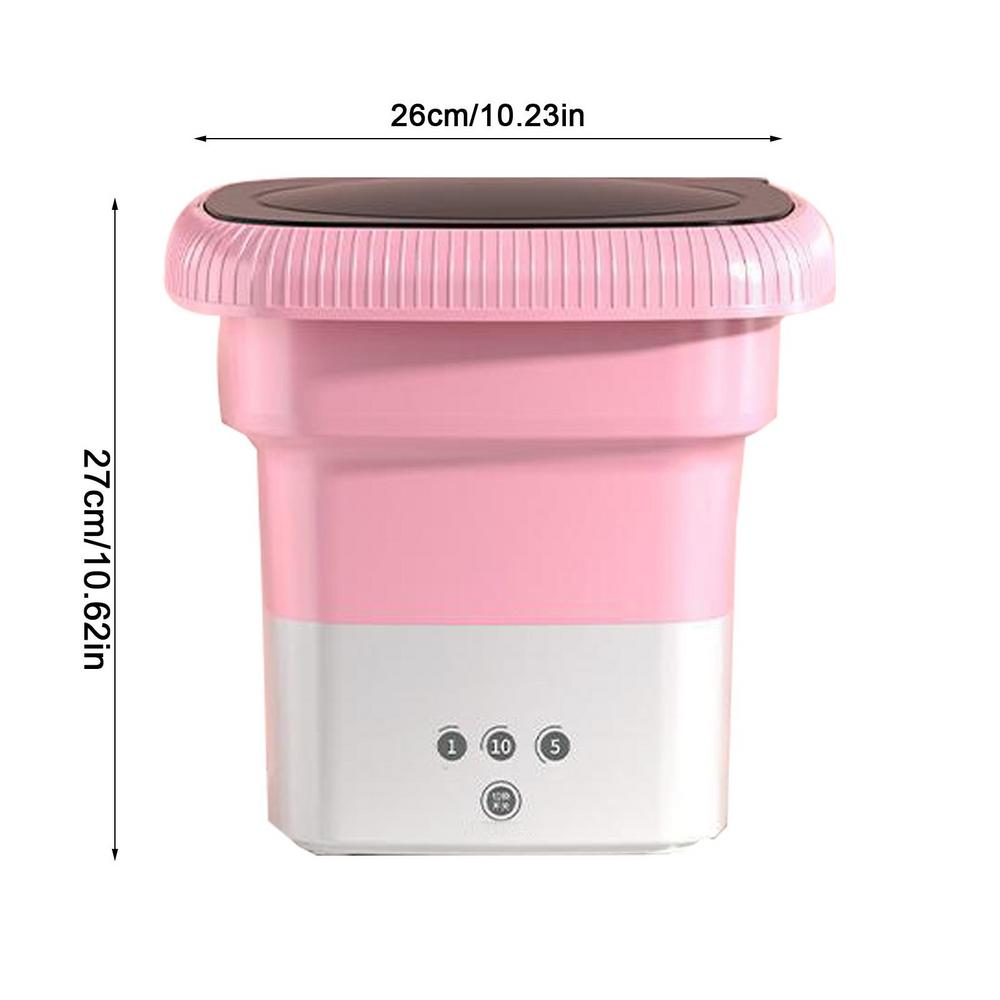AquaFold Mini Vaskemaskine – Kompakt, foldbar vaskemaskine til smart livsstil